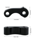 Rear Quarter Window Hinge Pivot And Latch For First Gen Tacoma Tundra 1995 2004 Xtracab 2000 2006 Black CNC Machined Billet Aluminum