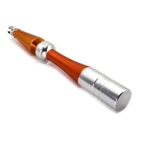 Heavy Duty Dent Repair Puller Kit With Slide Hammer for auto body dents, featuring orange and silver metal slide hammer tool