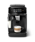 Fully Automatic Espresso Coffee Maker With Integrated Grinder And LatteGo Milk System For Silky Homemade Lattes Four One Touch Brews 15 Bar Pressure Matte Black Certified Refurbished with milk frother and cappuccino.