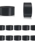 12 Pack Thick Rubber Spacers 1 Inch Outer Diameter 3/8 Inch Inner Diameter 1/2 Inch Thick Anti Vibration Washers for Home and Car.