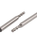 uxcell 2pc end mills, 5/32 in diameter, 4-flute straight shank, HSS-AL