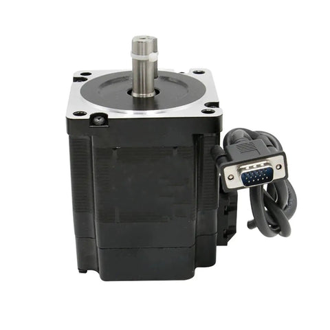 Four Pack Nema 34 Closed Loop Stepper Motor Set With HBS860H Driver And 60 Volt 400 Watt Power Supply, 6 Amp, Torque Range 4.5 to 12 Newton Meters, For CNC Machines, 3D Printers, Carving And Automation Projects, NEMA 34 motor