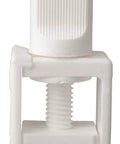 Inline Flow Control Clamp Delrin White No Fuss Tubing Valve For 14mm OD Lines Autoclavable At 121 C Tough Against Acids Pack Of Three
