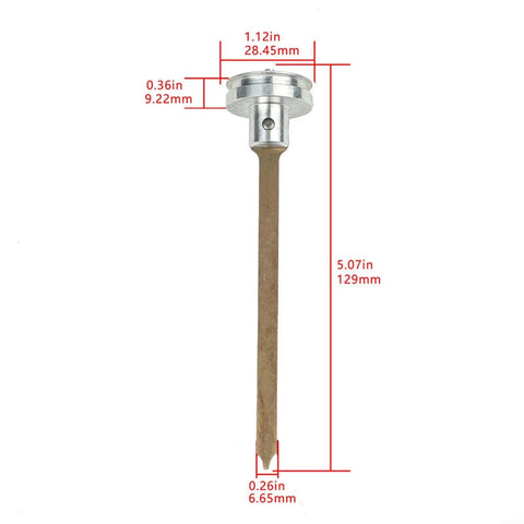 Heavy Duty Replacement Core Driver For 18 Gauge Oil Free Brad Nailer Bulletproof Swap Fits BT1855 BT1855k BTFP12233 DWFP12233 with measurements.