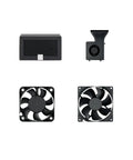 Next Level 3D Printer Upgrade Kit For P1P To P1S Smooth Operator Conversion Assembly Part with cooling fans and duct components.