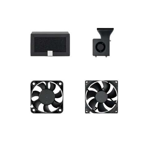 Next Level 3D Printer Upgrade Kit For P1P To P1S Smooth Operator Conversion Assembly Part with cooling fans and duct components.
