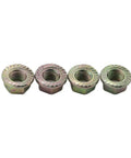 Professional Grade Flange Wheel Lug Nuts Fit Polaris ATVs And UTVs With Steel Wheels Grade 109 Zinc Coated Replaces 7542459 four lug nuts set