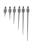 Needle Point Contact Tips Set R0.25 Tip for Dial Indicators and Depth Gauges with 4-48 UNF Thread, set of six sizes