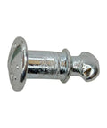 Heavy Duty Quarter Turn Fasteners Pack Of Two Zinc Plated Steel Snap Lock Hardware 0.41 Inch Stud Length close-up view