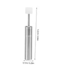 Hydraulic Silent Close Buffer Kit For Cabinet Doors 5Pcs Soft Close Dampers, Noise Reduction, Easy Install, shown close-up silver damper