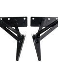 2 Pack Concealed Rotating Hinges For Cabinets And Sofas, 80 Degree Folding Lift Up Stay Top Support, metal hinges with springs