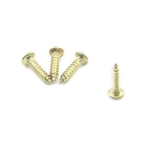 Gold screws from Heavy Duty Antique Barn Door Handle Pull Flush Hardware Set For Gate Garage Shed. Durable aluminum alloy construction.