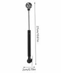 heavy-duty soft close cabinet hinge with gas spring and dimensions for furniture support
