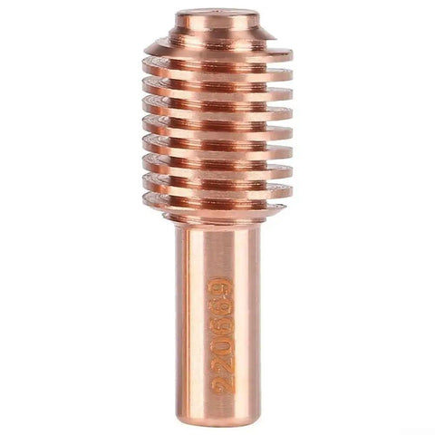 Heavy Duty Plasma Cutter Consumables Kit With Copper Electrode And Nozzle Set For Industrial 45A Torch Replacement Parts Plus Spares, copper nozzle.