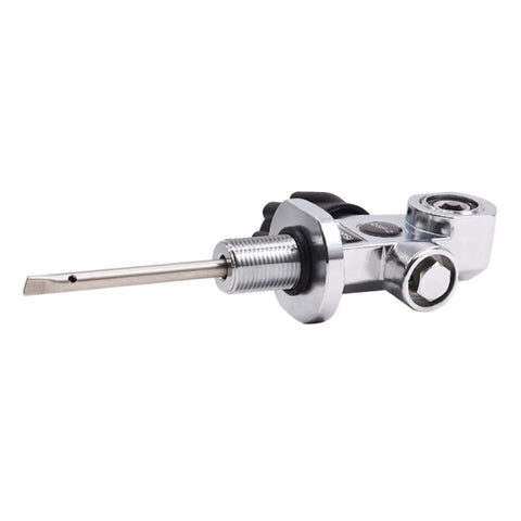 High-Flow Scuba Tank Valve With M18x1.5 Thread For DIN And Yoke Regulators, 4500 PSI And 300 BAR Service Pressure, copper