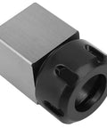 Heavy Duty Square Collet Chuck Fits ER25 For CNC Lathe Tool Holder Made From Carbon Steel, close-up view showcasing grip design.