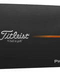 ProV1 Golf Balls 2025 Edition White 12 Pack With High Gradient Core box featuring brand logo and design
