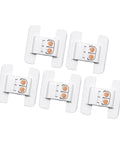 5-pack Sticky Mount Automatic Fridge Door Closers Set For Cabinets And Drawers Locking Mechanism Keeps Doors Shut