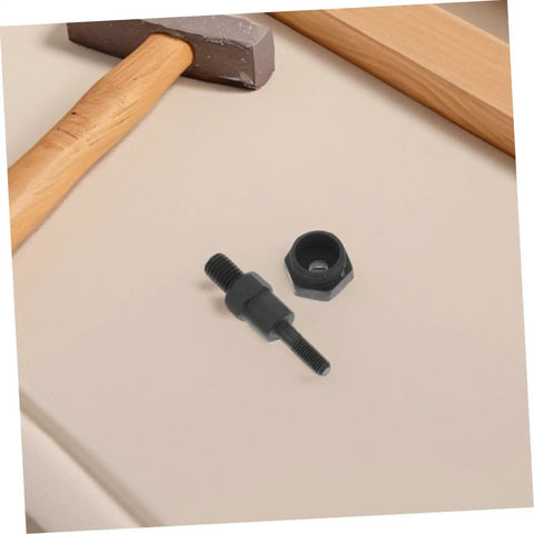 Pro Heavy Duty Steel Rivet Nut Tool Mandrels And Replacement Heads For 2pcs Manual Hand Riveters Perfect For Automotive Gear And Precision Metalwork That Works Like A Champ, black mandrel and head on workbench