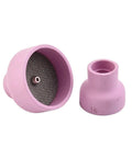 Top Tier 7 Piece Tig Welding Torch Accessory Kit with pink gas lens adapter designed for WP17 WP18 WP26 torches.