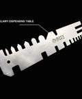 Stainless Steel Model Ship Tank Multitool Kit auxiliary dispensing table component on black background
