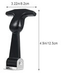 Heavy Duty Flexible Draw Latches Pair With Stainless Steel Brackets T Handle Hasp For Hood Or Tool Box Built Tough