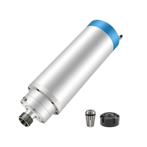 Beefy 7.5KW 380V Water Cooled Spindle Motor With Four Bearings 6000 To 24000 RPM Quiet Pro Grade CNC Router Drive For Metal Mold Milling