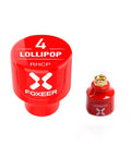 Red Two Pack Lollipop FPV Antenna 5.8GHz RHCP 2.5dBi Stubby SMA for FPV Racing Drones and Fat Shark Goggles