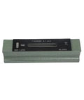 Strike True Precision Bar Level For Checking Shop Tables And Machine Surfaces With Rock Solid V Base For Getting Every Industrial Setup Perfectly Aligned, green cast iron construction.