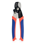 2 In 1 Wire Stripper And Cable Cutter For Multi Core Round And Coaxial Wires, Built Tough With 65Mn Steel, Sharp Edge, No Slip Grip