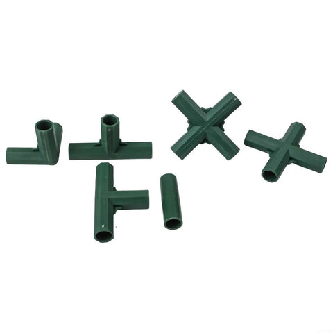 16 mm Greenhouse Frame Connectors Kit 36 Piece Plastic Garden Structure Set With 3 Way 4 Way And 5 Way Joints For Cold Frames Plant Shelters And DIY Outdoor Projects No Fuss Setup And Easy Snap Assembly
