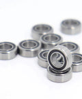 10 Pieces MR116RS Color Bearing Set 6x11x4 MM ABEC 3 Precision Ball Bearings For Hobby Electric RC Cars And Trucks 2RS Sealed