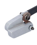 Labor Saving Handy Hand Pull Metal Cutter Shear For Sheet Metal And More close-up of dual circular blades and handle