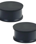 Black Silicone Ear Gauges 25mm 1 Inch Tunnels Plugs Set For Ears Stretching Kit Double Flare Soft Ear Jewelry