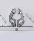 Quiet Operation Pneumatic Cabinet Hinges With Vertical Lift, No Hassle Flush Mount Brackets For Easy Soft Close Kit