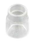 Clear alumina nozzle from All In One TIG Welding Torch Kit With Alumina Nozzle Collets Stubby Gas Lens 87 Pieces Fits WP-17 WP-18 WP-26