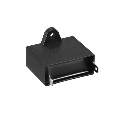 Dope 2uF 450V AC Ceiling Fan Capacitor CBB61 Single Insert Metalized Polypropylene Film Low Loss Long Life Compact 36.5x16x29.5mm