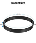 Product size diagram for Replacement Vacuum Belt Pack For Style 7 9 10 PowerForce Helix CleanView PowerLifter Swivel Rewind Upright Vacuums 4 Pack