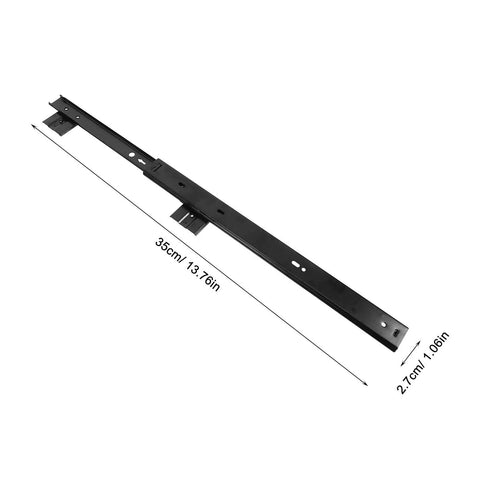Heavy Duty Steel Keyboard Drawer Slides For Computer Desk Side Mount Keyboard Trays Ultra Smooth Glides With Load Bearing Capacity
