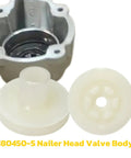 Heavy Duty Replacement Head Valve Body 2 Pack Built Tough As Nails To Handle Daily Grind Smoothly Fits 180450S with two plastic valve components.