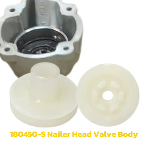 Heavy Duty Replacement Head Valve Body 2 Pack Built Tough As Nails To Handle Daily Grind Smoothly Fits 180450S with two plastic valve components.
