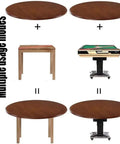 Multiple usage modes for the Silent Spin Premium Wooden Lazy Susan Rotating Serving Tray For Dining Tables, Round Tabletop Turntable Platter That Hits Different.