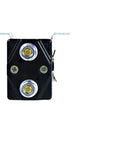 Heavy Duty 24V DC Contactor Relay Switch With Bulletproof 200Amp Rating And Tough As Nails Copper Lugs For Golf Cart Electric Vehicle Solar Inverter Battery Disconnect And Custom Amp Swaps view from the front showing mounting tabs and copper lugs.