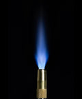 Trigger Start Butane Torch For Soldering And Welding, Instant On Off Ignition, Lock Button For Finger Free Use, flame detail