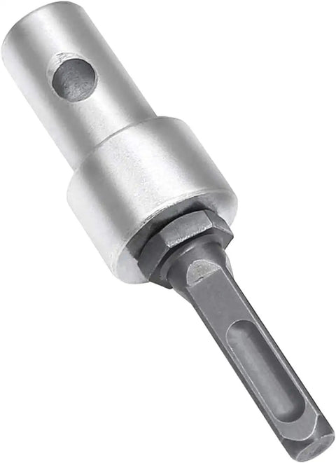 Round Shank Auger Drill Adapter For Electric Drills To Ground Drills Earth Auger Converter Head With SDS Plus Fit shown in detail