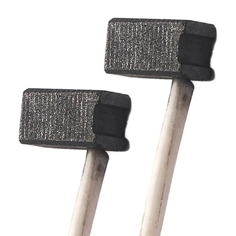 Premium Carbon Brush Replacement Set For Power Tools Compatible With Dewalt Milwaukee Craftsman Grinders Drills Sanders Heavy Duty. Two carbon brushes with pre-wired graphite contacts.