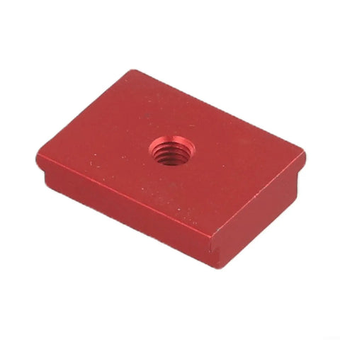 Premium Aluminum Alloy T Slot Nut For Woodworking Holds Tight On Table Saws Miter Saws Drill Press Tables Milling Machines With Secure Fit, red aluminum nut.