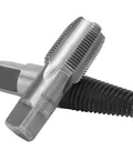 Ultimate 3/4 Inch Pipe Tap Set Plus Broken Pipe Extractor Tool For Hard Water Repair Kit To Bust Seize Threads And Remove Screw Snaps Like A Champ, steel set