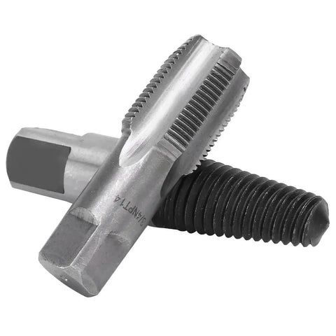 Ultimate 3/4 Inch Pipe Tap Set Plus Broken Pipe Extractor Tool For Hard Water Repair Kit To Bust Seize Threads And Remove Screw Snaps Like A Champ, steel set