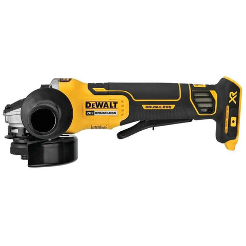 Solid Workhorse 20V Max Cordless Drill Grinder Combo Kit Pro Power Tools brushless angle grinder with compact design and handle.